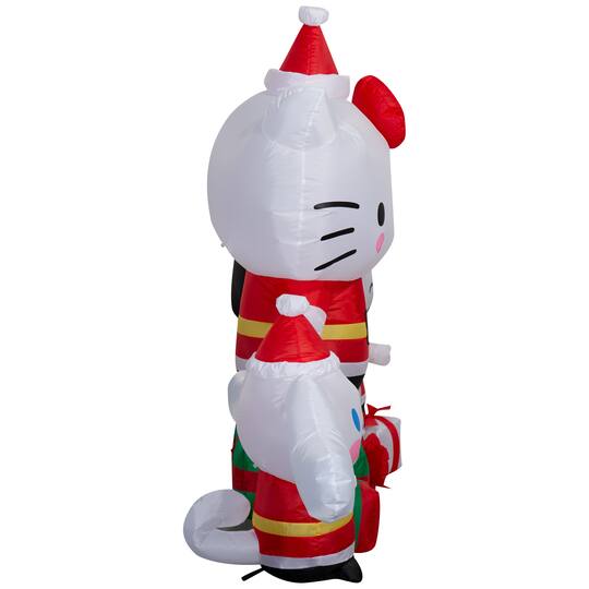 4ft. Airblown® Inflatable Sanrio® Hello Kitty® & Friends Christmas Light Scene
